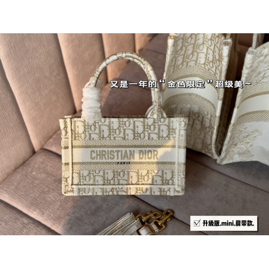 295 Boxless Upgrade Gold Size: 22 * 14cmD Home Tote Shopping Bag Tote24. The new early spring tote that can be carried is here! It's not so easy to use! 3D embroidery non ordinary goods search for dior tote tote bags