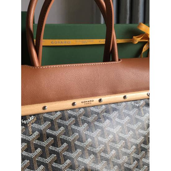 20240320 P1330 [Goyard Goya] New Saigon Tote, this Saigon mother bag has a BK aura as soon as it appears, making it more elegant and exuding a unique and lazy charm. The two sides are unfolded, and the internal capacity is large, adhering to the consisten