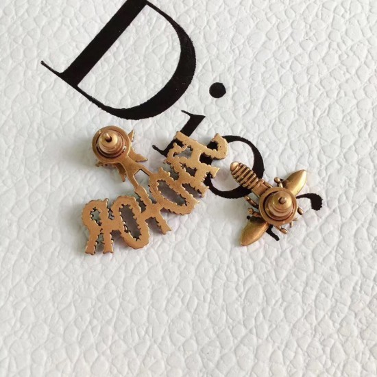 20240411 BAOPINZHIXIAO Dior Bee Asymmetric Earrings 25