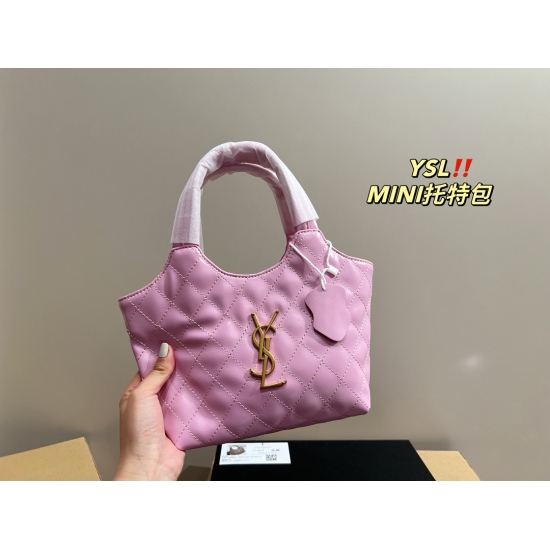 2023.10.18 P185 box matching ⚠️ Size 18.15 Saint Laurent Tote Bag MINI Lazy and effortless, with a sleek and stylish look. It is a must-have tool for both fashion and iconic fashion