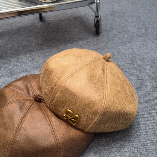 2023.10.2 Run 45Loe~Customized fabric beret deer skin material suitable for spring, autumn, and winter seasons, with a soft and high-end texture!