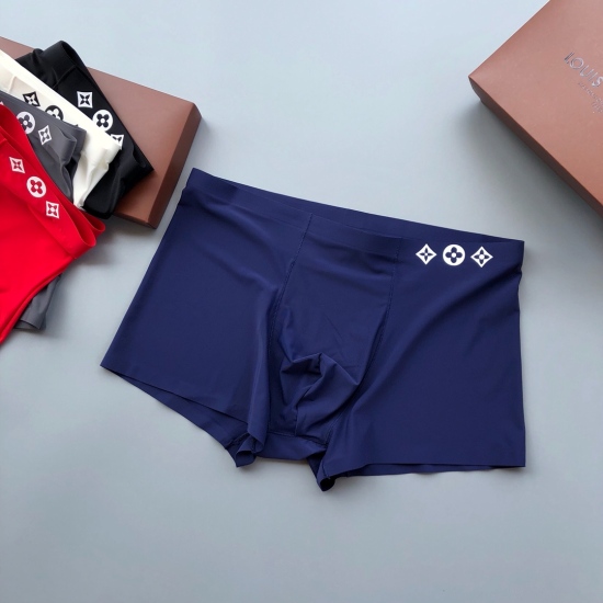 New product on December 22, 2024! LOUIS VUITTON LV Fashion Boutique! Essential men's underwear is made of seamless pressure glue technology with seamless seamless seamless stitching. It is made of high-grade goat milk silk material, which is lightweight, 