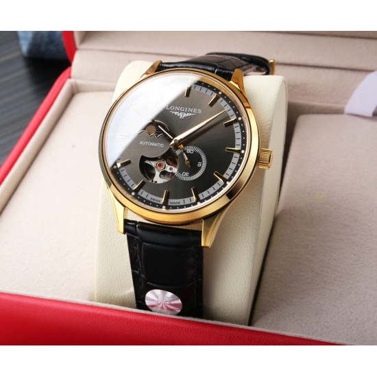 20240408 J5 Factory Product: White P720 gold ➕ 20. (This product has undergone strict waterproof pressure testing and can withstand up to 120 meters of water.) Longines, the Sun, Moon, and Star series, are equipped with original imported 82S7 movements (0