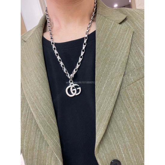 2023.07.23 No explosion, no shaking, audio tape, online popularity, the first choice of Gucci necklace, the latest model of chain, higher grade, star, the same Anger Forest series, double g design concept, vintage Gucci necklace makes high-end clothes mor