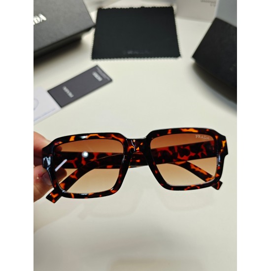 20240413 P85 Prada/Prada Sunglasses Unisex Fashion Personalized Retro Rectangular Full Frame