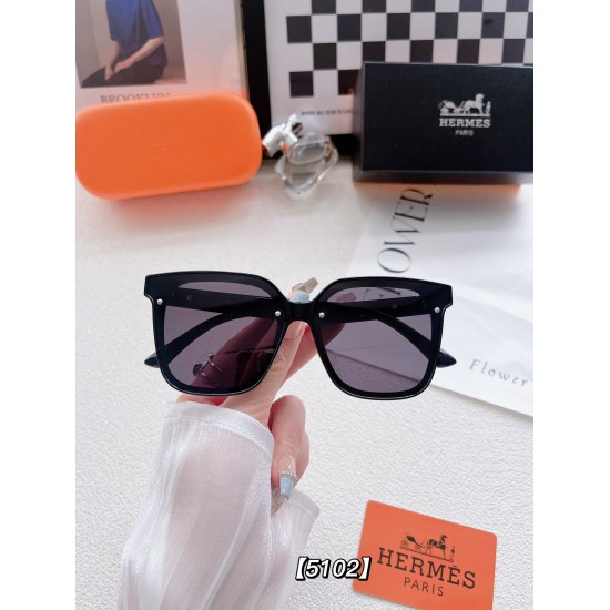 20240330 Brand: Aimajia (with or without logo light version) Model: 5102 # Description: Women's Polarized Sunglasses: Fashionable Face Repair Brand Fan Fashionable Style Recommended for Live Streaming