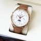 20240417 White Shell 600, Rose Gold 620. 【 Minimalist Design Classic Versatile 】 Jijia - Jaeger LeCoultre Men's Watch Fully Automatic Mechanical Movement Mineral Reinforced Glass 316L Precision Steel Case with Genuine Leather Strap Fashionable Style Busin