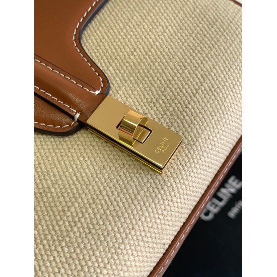 20240315 P780 23s Spring New Product | CELIN * SOFT 16 Mini Fabric Smooth Cow Leather Handbag # mini soft 16 # New super cute crossbody mini soft 16 is not only cute but also practical~Paired with adjustable shoulder strap design, single shoulder crossbod
