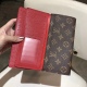 2023.09.27 Brand LV 58288 Original Quality Color Black Red Rose Size 19x10Lv Counter ❤️ Multi fold wallet style, classic and fashionable, with exquisite craftsmanship, ultra-low price, and excellent taste ❤️