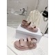 2023.07.07 DIOR2021 Latest Sandals Deep Pink This hybrid sheepskin DiorAct sandal style is fashionable. Paired with an insole that conforms to the foot shape, it is made of exceptionally lightweight and comfortable leather. The shoe upper strap is opened 