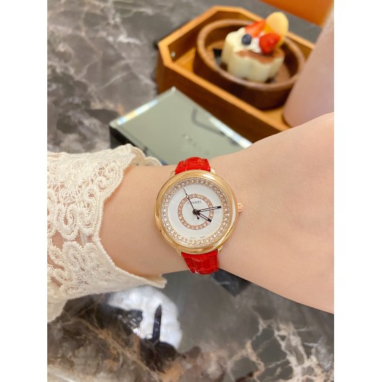 20240408 Belt 155 Chanel ✨ Fashionable latest models ✨ Simple and fashionable fashion watch with exquisite socialite temperament. Wear resistant lenses Quartz movement! Multiple color options,