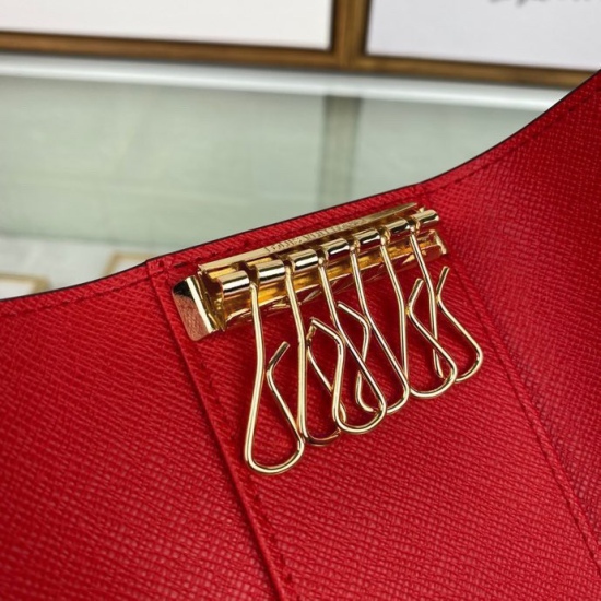20230908 Louis Vuitton] Top of the line exclusive background M62630 Big Red Size: 10.5x 7.0x 2.0 cm Design compact and exquisite keycase with six buckles that can fasten six keys. Made of Monogram canvas and paired with a handbag or briefcase, it is both 