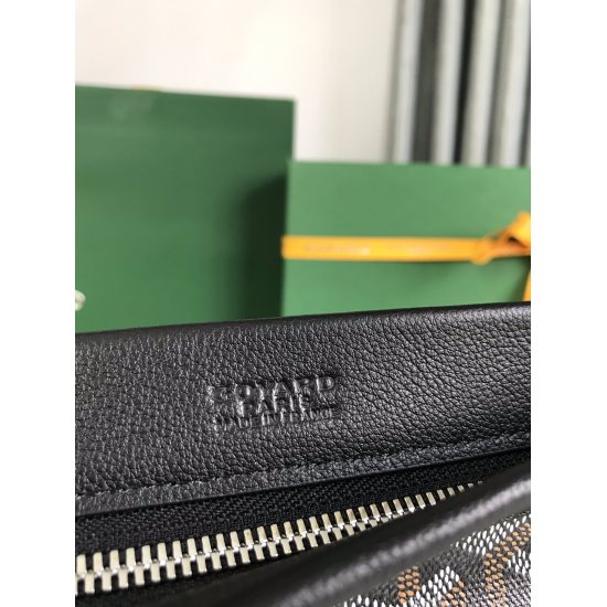 20240320 P630 [Goyard Goya] The new Conti handbag comes with a wristband that can be held by hand or hung on the wrist. It can be used as a casual handbag or evening bag, and can also be used as a storage bag in a large bag. Model: GY020233, size: 24 * 22