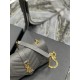 20231128 Batch: 630 # Envelope # Gray Gold Button Small Grain Embossed Quilted Pattern Genuine Leather Envelope Bag Classic is Eternal, Beautifying the Sky with V-Pattern and Diamondback Caviar Pattern, Very Durable, Italian Cowhide Paired with Bold Y Fam