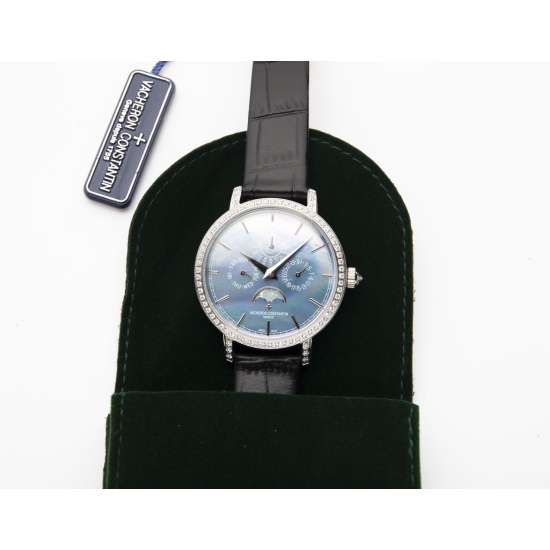 20240408 White 460 Mei 480 New Product | Ms. Jiangshidandun Calendar 4305T When the complex functions of high-end watchmaking meet women's timepieces, elegance is redefined. For over 200 years, # Jiangshidandun has been adapting to women's constantly chan