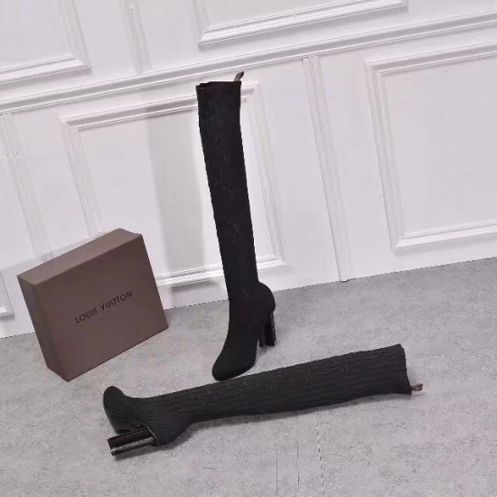2023.11.19 [Rose] [Rose] L ❄️ V ultra long socks and boots are shipped (with a boot barrel length of 22 inches, knee length), with high-end fly woven upper [coffee] [coffee] [coffee] electroembroidered LV elements, exquisite and perfect craftsmanship [lov