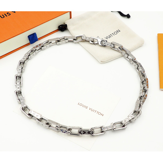 2023.07.11  Lvjia Bamboo Knot Silver Necklace Size CM