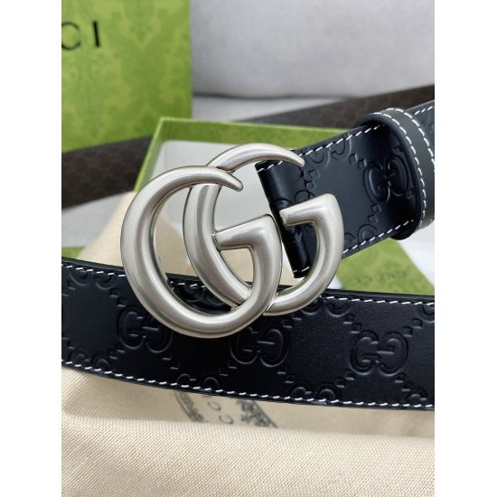 GUCCI. Gucci full set packaging with 3.5cm imported calf leather embossing, genuine 1:1 perfect reproduction on the counter Original cowhide sole, refined from Gucci Signature leather using hot embossing technology, with a thick touch and clear printed pa