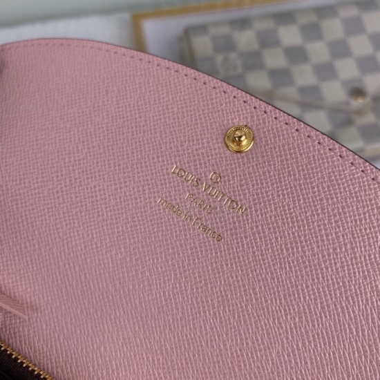 20230908 Louis Vuitton] Top of the line exclusive background M61289 Size: 19.5x 10.0x 1.5 cm Functional and beautifully designed Emilie wallet is made of soft Monogram canvas, lined with brightly colored lining, exuding an extremely elegant temperament. T
