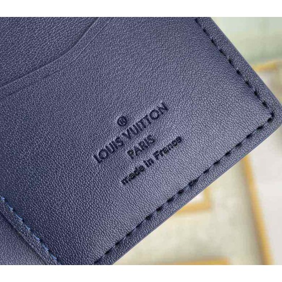 20230908 Louis Vuitton] Top of the line exclusive background M80421 Size: 8 x 11 x 1 cm This pocket wallet features subtle colors that depict Monogram embossing, showcasing the unique style of Monogram Shadow leather and breaking traditional design barrie