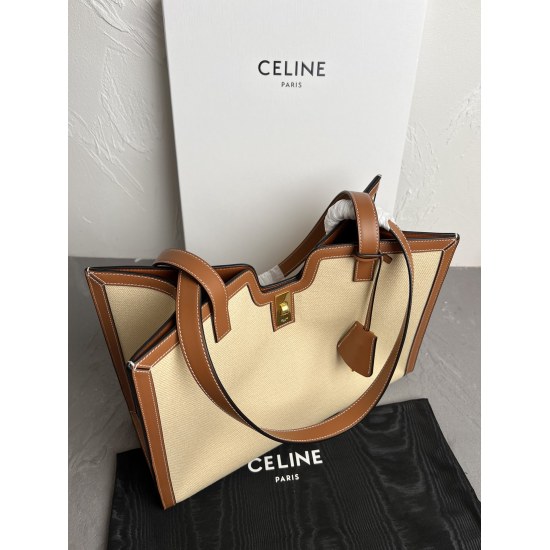 20240315 P1070 CELIN-E16 CABAS16 Smooth Cow Leather Handbag 23s Summer New 16 CABAS Handbag Another suitable handbag for urban girls commuting is here! The ultra-light weight is very suitable for daily commuting and vacation, and can accommodate both capa