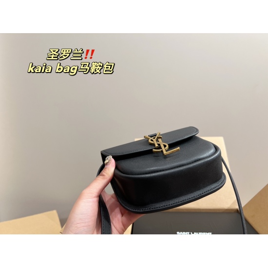 2023.10.18 P195 complete packaging ⚠️ Size 15.11YSL Saint Roland Kaia Bag Saddle Bag Naza Same Style yslkaia This bag is named after the American supermodel Kaia and has a unique sense of exclusivity. The overall style exudes a beautiful retro feel. The e