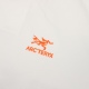 20240405 140 ARCTERTX x JIL Sander Archaeopteryx Co branded Reflective Logo Printed Short sleeved T-shirt with minimalist Jil Sander Gil logo on the front and Archaeopteryx logo on the back, which is very eye-catching and rare for Archaeopteryx. The fabri
