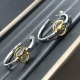 20240411 BAOPINZHIXIAOLV Earrings New Product Color Separation Letter Earring Number: BP814538835