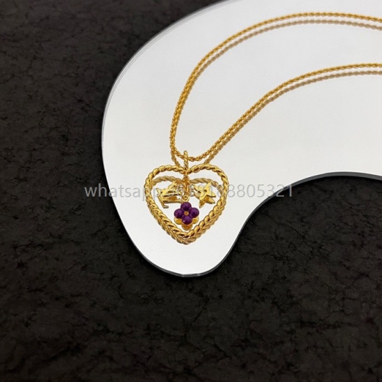 2023.07.23 LV Necklace Original Customization ✨ Every detail is comparable to a genuine counter, and this is the only global counter in the industry that purchases genuine products and prints them. Only in this way can jewelry be created with such dedicat