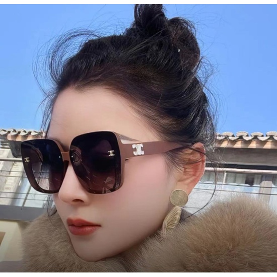 220240401 P80 2024 New Herm è s Women's Polarized Sunglasses: Polaroid HD Lens High Quality TR-90 Frame Fashionable and Versatile! Model: H8200