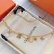 20240411 BAOPINZHIXIAOLV Clover Pendant Flower Blossom Gold Bracelet 25 Necklace 30
