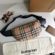 On March 9, 2024, the original Burberry bag was inspired by the 90s street style and crafted with Vintage retro plaid bonded cotton. It was decorated with a jacquard spun brand logo and complemented by exquisite leather edging. Can be worn with a shoulder