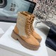2024.01.05 280 Celine 2023SS Summer New Boot Series Handsome Neutral Style Series Martin Boots Invincible Slim Classic Triumphal Arch Leather Logo, with a letter logo on the heel and a small thick sole that increases the height and slims down, making it a