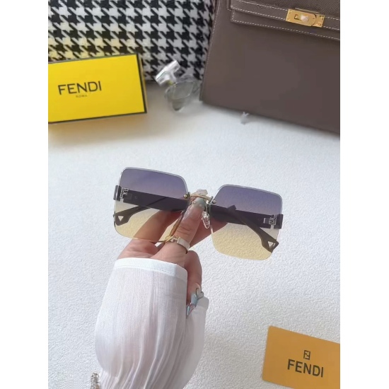 20240330 Fen D Women's Sunglasses: HD Nylon Lens Fashion Facial Repair Brand Fashion Style Live Broadcast Recommendation (6112)