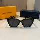 220240401 95LV Louis Vuitton sunglasses, embellished face shaped sunshades, high-end, lightweight, gender neutral