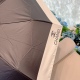 20240402 Special Approval 65 CHANEL (Chanel) Classic Splicing Three Fold Automatic Folding Sun Umbrella Selected Taiwan Imported UV Anti UV Umbrella Fabric Original Order OEM Quality 2 Colors