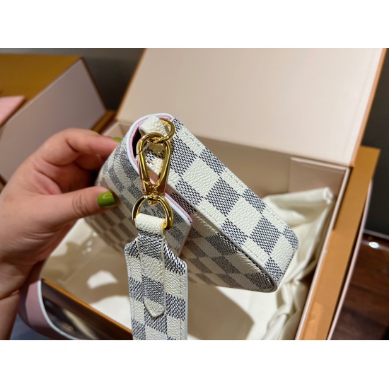 2023.10.1 195 Box (Shoulder Strap) Size: 22 * 13cmL Home Three Piece Set, Best to Use The Most Convenient White Checker, Super Suitable: Summer Oh, Comprehensive Quality Upgrade Original Buneri Search Lv