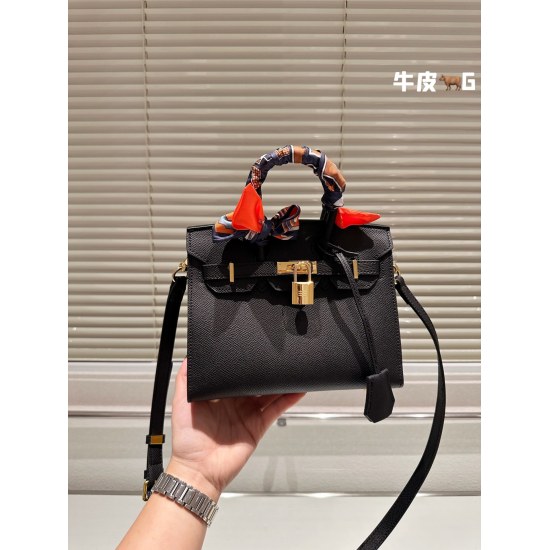 On October 29, 2023, top grade pure leather P320 with box scarves Herms/Hermes Platinum Bag high-end quality counter The latest imported lychee pattern star with the same original quality, Herms Every girl's essential item size: 20cm