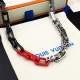 2023.07.11  70 Lvjia Louis Vuitton, together with Japanese artist Yayoi Kusama, launched the Louis Vuitton x Yayoi Kusama cooperation series again. The LV x YK Monogram Chain necklace attempts to break the myth of infinite dots, embellishing the Monogram 