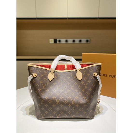 2023.10.1 p310Lv Colorful Cowhide 24k Hardware Neverfull Medium Shopping Bag! An entry-level style! Absolute Lifetime Edition! This classic is self-evident! Street photography and practicality are both great choices! After you receive it, you can feel the