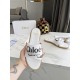 20240414 Chloe's latest cross woven strap Roman slippers are custom-made high-density multi material combination ribbons that are not ordinary canvas 3D CNC waterproof printing logo original private mold high-density rubber foam sole with artificial Goody