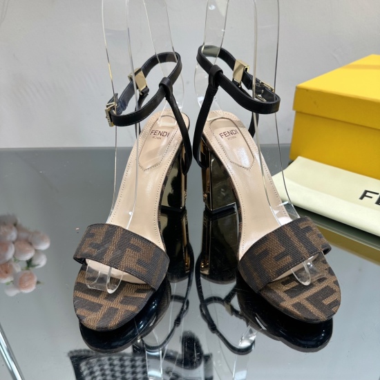 20230923 P2902023 Counter Show New FENDI Hollow out Thick Heel Sandals 2-color Exclusive Moulded Hollow out Heel Design Extremely Unique Fendi Home has never disappointed us, sexy and with some characteristics - - - - - - - - - - - - - - - - - - - - - - -