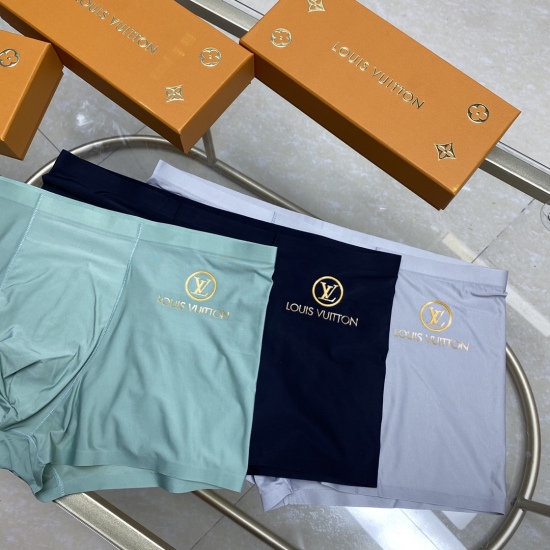New product on December 22, 2024! 1V fashionable men's underwear! Foreign trade company cooperation order, lightweight and transparent design, using imported ice silk fabric, lightweight, breathable and smooth, seamless cutting, wearing without binding fe