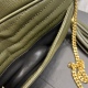 20231128 batch: 580 olive green gold buckle_ Top imported cowhide camera bag, ZP open mold printing, to be exactly the same! Very exquisite! Paired with fashionable tassel pendants! Full leather inside and outside, with card slots inside the bag! Very pra