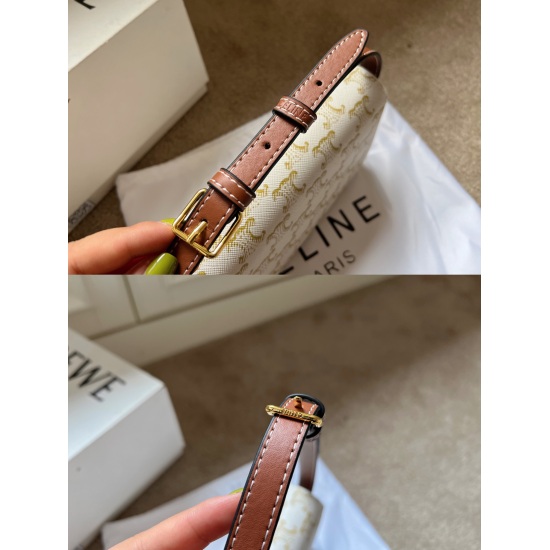 2023.10.30 195 box (upgraded version) size: 20 * 11cm celine 21ss super beautiful underarm bag ⚠ The upgraded version will be re shipped with a retro sexy and versatile small bag that can't be missed!!