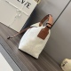 20240325 Original Order 750 Extra Grade 850 Loewe Small Cubi Anagram New Version Small Flower Logo Lunch Box Bag Underarm Bag Made of Imported Cowhide and Jacquard Canvas, Decorated with Repeated Anagram Pattern Shoulder Strap or Dual Use Adjustable Shoul