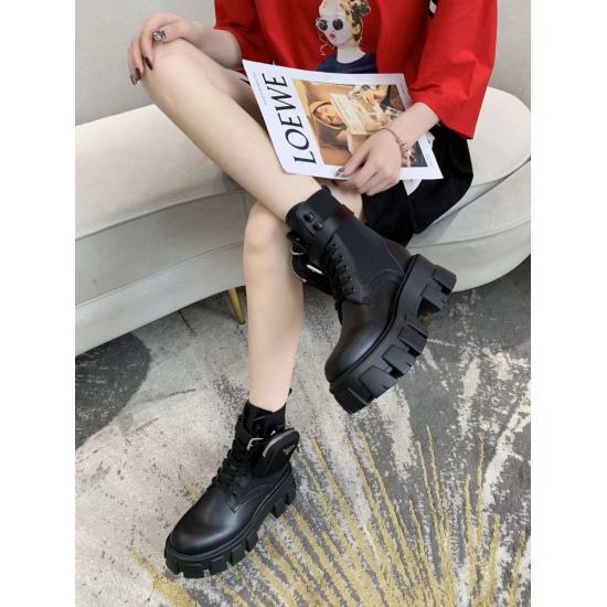 2024.01.05 310 2023 Hot Prada (PRADA) Upper: Imported top layer matte open edge vermilion+waterproof nylon fabric surface, high gloss top layer cow lacquer leather+silk top layer sheepskin lining+upper all oil edge technology can be compared to the origin