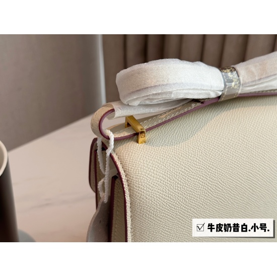2023.10.29 250 180 comes with a full set of packaging size: 19 * 15cm (small) 23 * 17cm (large) H family stewardess bag, Kangkang bag, original hand sewn, ⚠ : ⚠ The original Epsom cowhide logo is complete