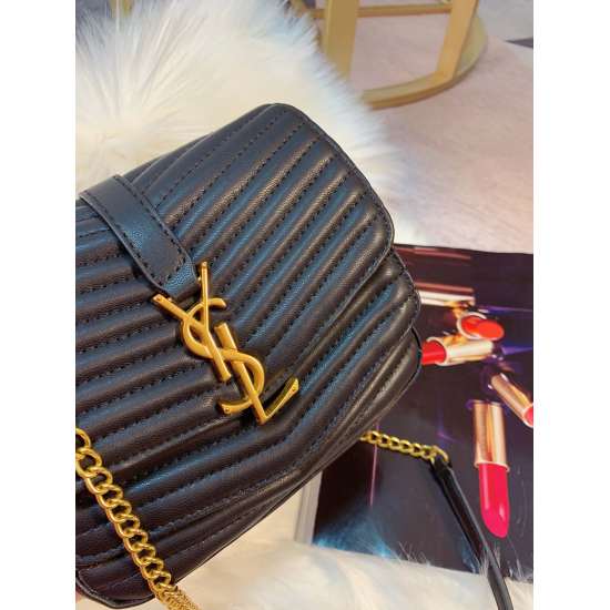 2023.10.18 p185 YsL/Saint Laurent ♥ The SUSPICE counter is synchronized with the Hong Kong counter 24000, and the purchase of genuine products perfectly reproduces 100% imported pure cowhide, from leather materials to hardware to rivets, achieving zero er