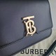 On March 9, 2024, the original P700 Burberry TB small exclusive logo leather buckle bag features a sleek leather shoulder bag with a lock decoration inspired by Thomas. Transform into a slanted backpack or handbag shape as you please. Size: W21 x H16 x D6